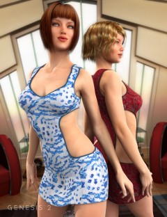 Club 58 Dress Textures