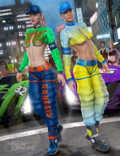 Racer Girl Textures