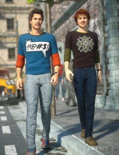 Day by Day for Genesis 2 Male(s) Textures