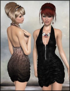 Sexy Girl Dress Textures