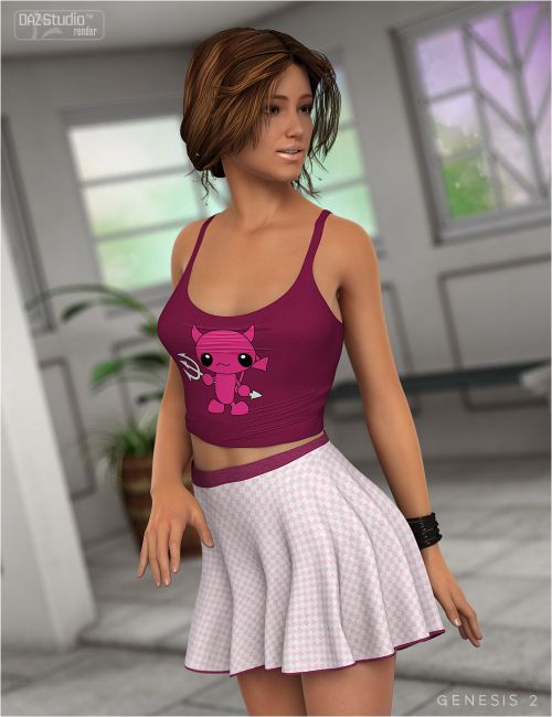 Playful For Flirty Summer D Models For Daz Studio And Poser