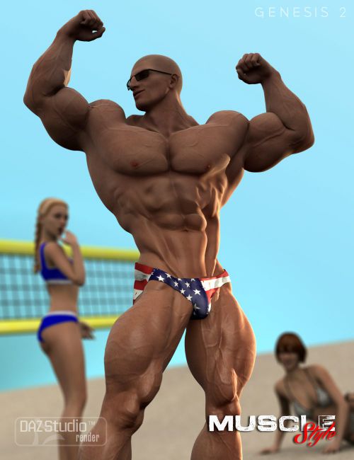 Albron muscle 3d