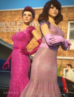 Prom Night for Evening Gown for Genesis 2 Female(s)