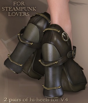 Steam-Punk It Heels V4