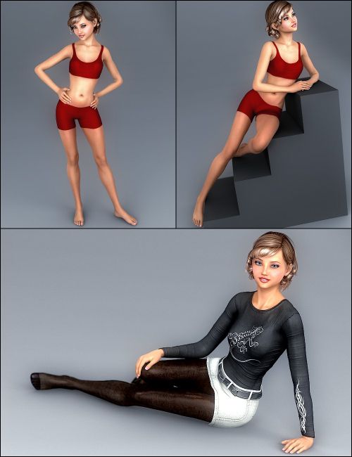 The Sims Resource - Model Pose Pack - Geek Trait