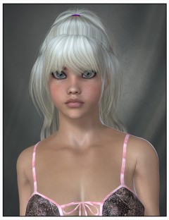 Adaja Hair for Genesis 2 Female(s) and Victoria 4