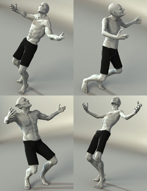 Creepy Poses for Creature Creator Genesis 2 | Other Animations and ...