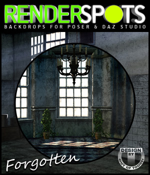 RenderSpots Forgotten Rooms for Poser and DAZ Studio