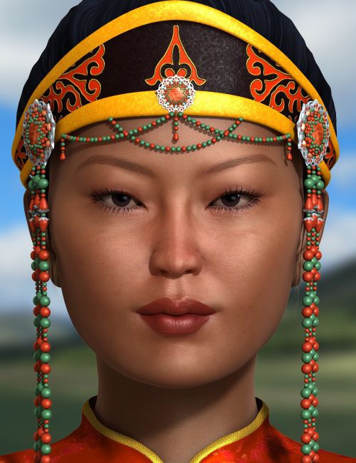 mongolian face features