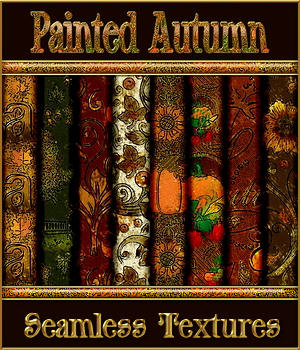 Painted Autumn Seamless Texture Pack