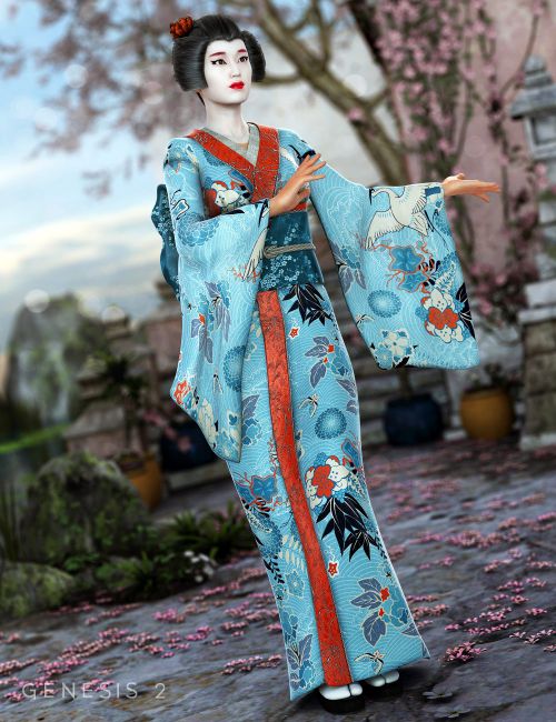 Peony Kimono for Genesis 2 Female(s)