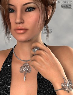 Siobhan Jewelry for Genesis 2 Female(s)