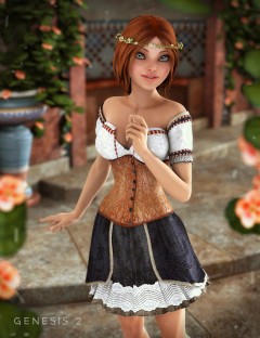 Fairy Dell Outfit for Genesis 2 Female(s)