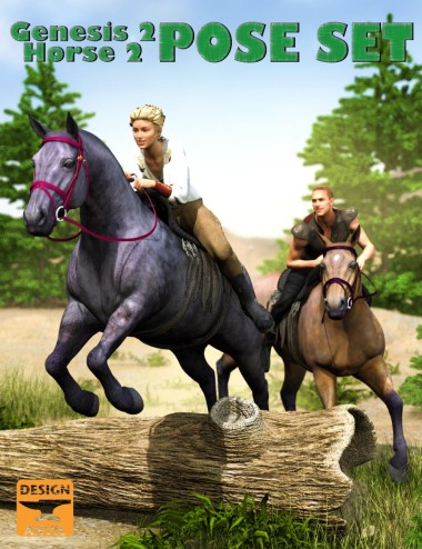 DA Horse and Rider Poses