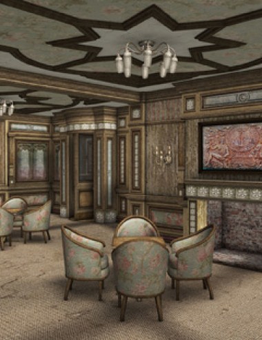 Shabby Smoking Room