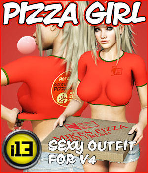 i13 Pizza Girl Outfit V4