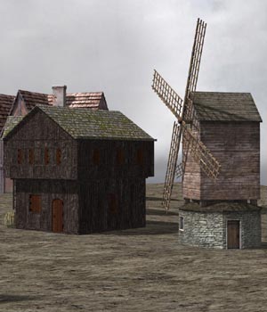 Medieval Village (for Poser)