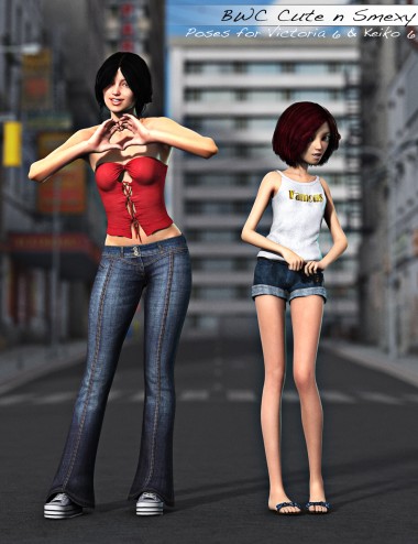 BWC Cute n Smexy- Poses for Victoria 6 and Keiko 6