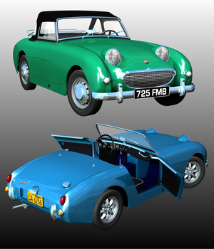 AUSTIN HEALEY SPRITE FROGEYE 1958