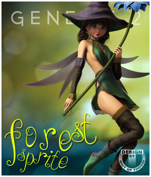 Forest Sprite Outfit for Genesis 2 Female(s)