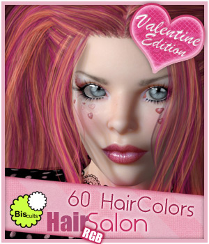 Biscuits RGB Valentine for Hair Salon