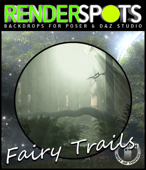 RenderSpots FairyTrails for Poser and DAZ Studio