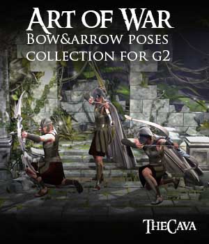 Art of War- The Ultimate Bow&Arrow Poses for Genesis2