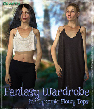 Fantasy Wardrobe for Dynamic Flowy Tops