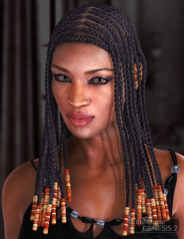 Vidal Braids for Genesis 2 Female(s)