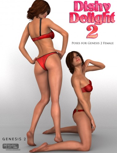 Dishy Delight Poses 2 for Genesis 2 Female(s)