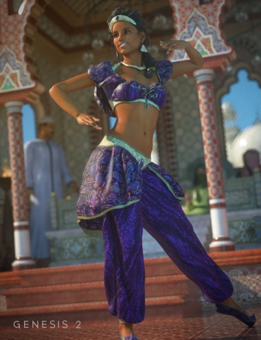 Desert Dancer Outfit for Genesis 2 Female(s)