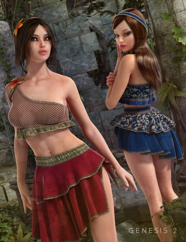 Druidic Princess Outfit Textures