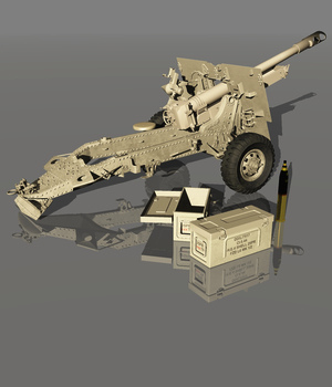 HOWITZER 25 pdr 1943 (for VUE)