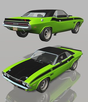 DODGE CHALLENGER 340 SIX PACK 1970 (for VUE)