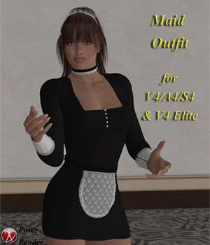 50's Maid Outfit for V4/Aiko4/Stephanie4/V4Elite