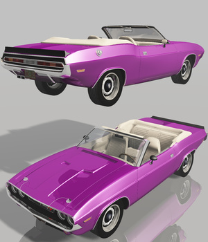 DODGE CHALLENGER CONVERTIBLE 1970 (for VUE)