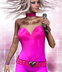 Pink LUV: Idol Suit for V4