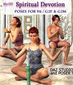 Mar3D- Spiritual Devotion- Poses for V6/G2F/G2M