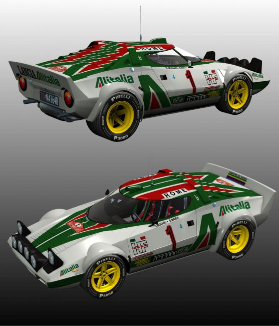Click here to see preview images for "LANCIA STRATOS RALLYE MONTE CARLO 1976(for POSER)" LANCIA STRATOS RALLYE MONTE CARLO 1976(for POSER)