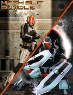 Mech Gear for Genesis 2 Male and Female Bundle