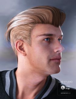 Jake Hair for Genesis 2 Male(s)