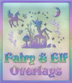 Design Resource: Fairy & Elf Transparent Seamless Overlays