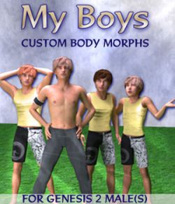 MY BOYS  Custom Body Morphs for Genesis 2 Male(s)