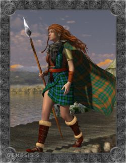 Celtic Maeve Outfit for Genesis 2 Female(s)