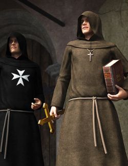 Monks Robes for Genesis 2 Male(s)