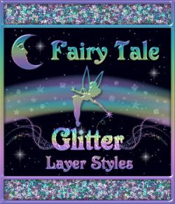 BLING! GLAMOUR GLITTER-Fairy Tale Layer Styles with Bonus