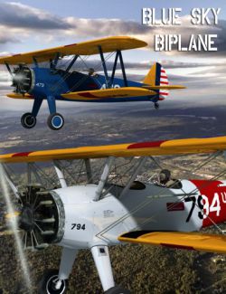 Blue Sky Biplane