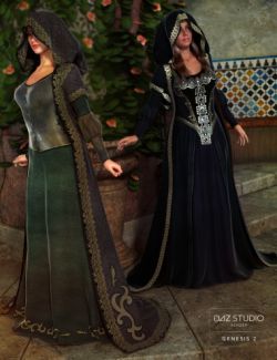 Medieval Princess Gown Textures