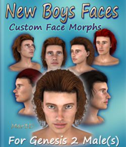 New Boys Faces for G2M Custom Head Morphs