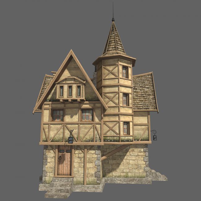 Cozy house 2 | 3d Models for Daz Studio and Poser